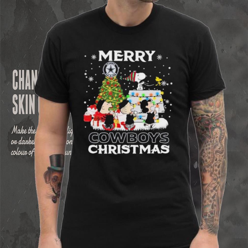 Official Peanuts Characters Merry Dallas Cowboys Christmas Shirt Official Peanuts Characters Merry Dallas Cowboys Christmas Shirt