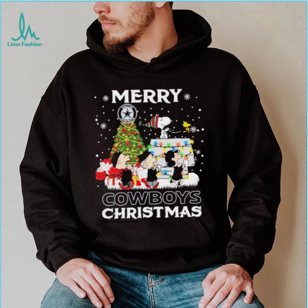 Official Peanuts Characters Merry Dallas Cowboys Christmas Shirt Official Peanuts Characters Merry Dallas Cowboys Christmas Shirt