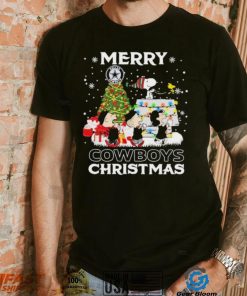 Official Peanuts Characters Merry Dallas Cowboys Christmas Shirt, hoodie, sweater, long sleeve and tank top Official Peanuts Characters Merry Dallas Cowboys Christmas Shirt