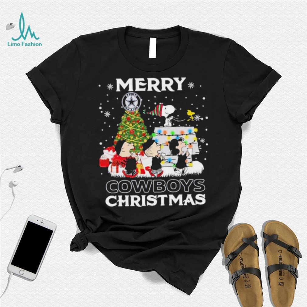 Official Peanuts Characters Merry Dallas Cowboys Christmas Shirt Official Peanuts Characters Merry Dallas Cowboys Christmas Shirt