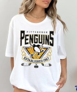 Official Pittsburgh penguins hockey 1967 vintage T shirt