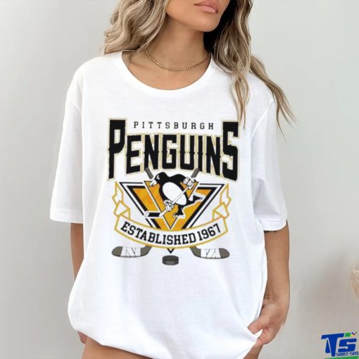 Official Pittsburgh penguins hockey 1967 vintage T shirt