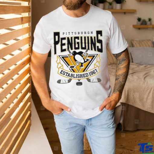 Official Pittsburgh penguins hockey 1967 vintage T shirt