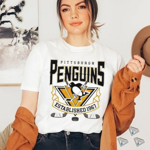 Official Pittsburgh penguins hockey 1967 vintage T shirt