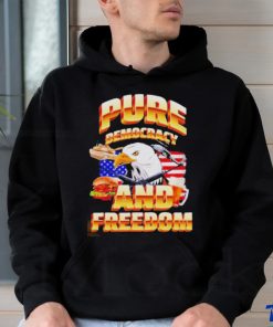 Official Pure democracy and feeedom usa flag shirt