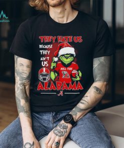 Official Roll Tide Grinch They Hate Us Because Ain’t Us Alabama Football Rose Bowl Christmas Shirt