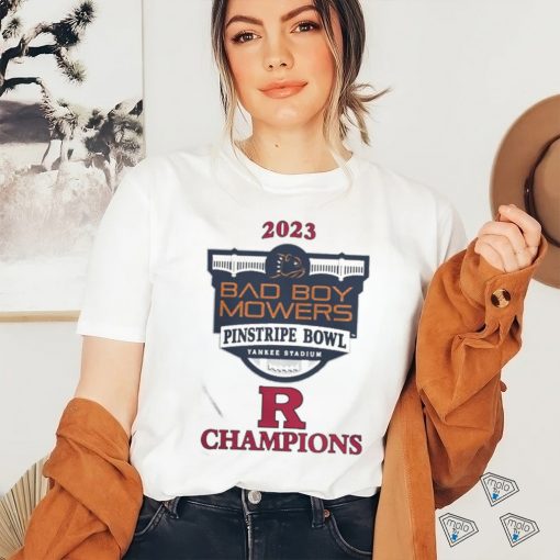 Official Rutgers Scarlet Knights Champions 2023 Pinstripe Bowl T Shirt