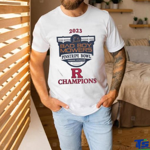 Official Rutgers Scarlet Knights Champions 2023 Pinstripe Bowl T Shirt