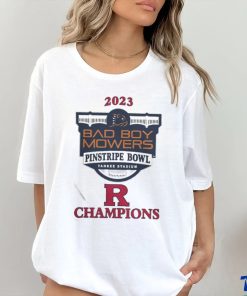 Official Rutgers Scarlet Knights Champions 2023 Pinstripe Bowl T Shirt
