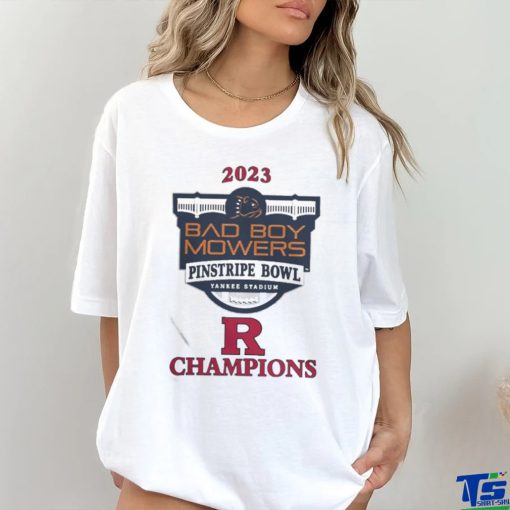 Official Rutgers Scarlet Knights Champions 2023 Pinstripe Bowl T Shirt