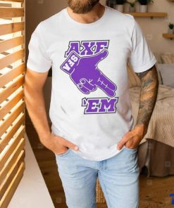 Official SFA Lumberjack Football Raise The Axe Axe Em Logo T Shirt