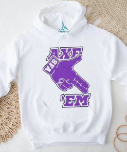 Official SFA Lumberjack Football Raise The Axe Axe Em Logo T Shirt