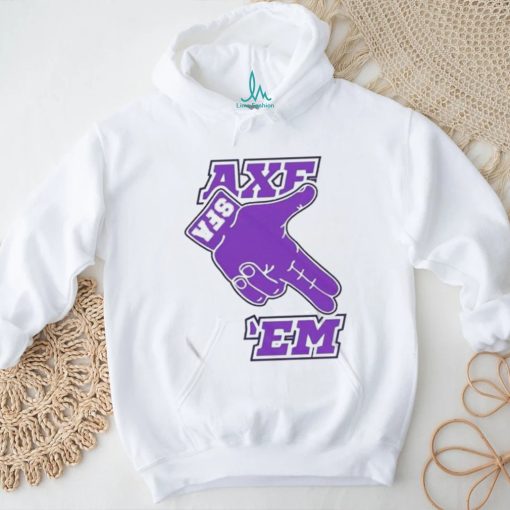 Official SFA Lumberjack Football Raise The Axe Axe Em Logo T Shirt