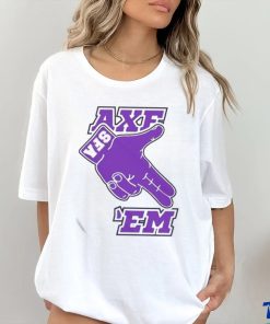 Official SFA Lumberjack Football Raise The Axe Axe Em Logo T Shirt