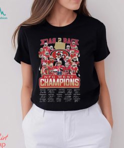Official San Francisco 49ers Back 2 Back 2023 NFC West Champions Signatures Shirt, hoodie, sweater, long sleeve and tank top Official San Francisco 49ers Back 2 Back 2023 NFC West Champions Signatures Shirt