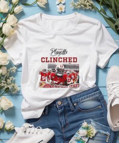 Official San Francisco 49ers Clinched The 2023 NFL Playoffs Shirt