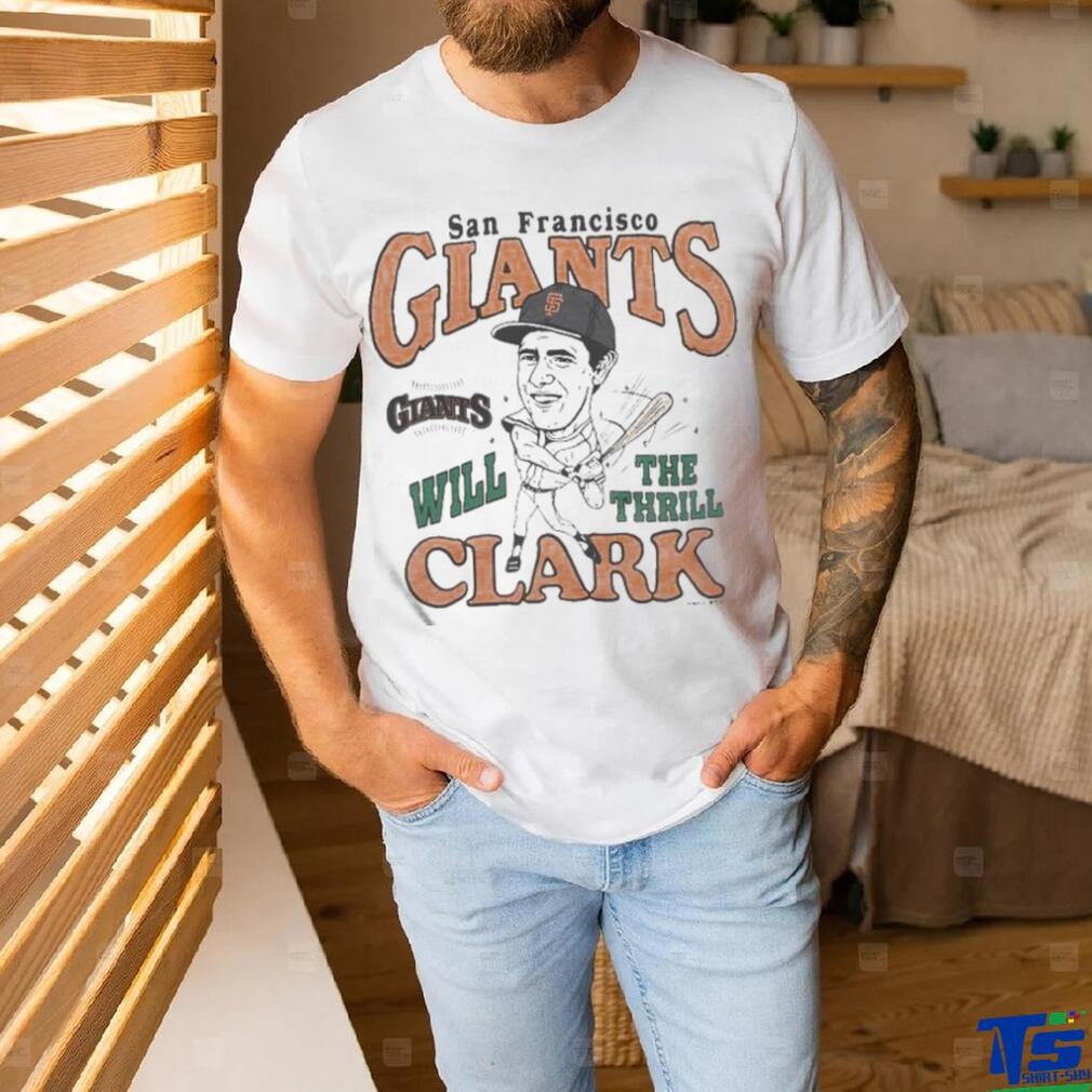 Official San Francisco Giants Will Clark T Shirt Official San Francisco Giants Will Clark T Shirt