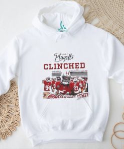 Official San francisco 49ers clinched the 2023 NFL playoffs shirt