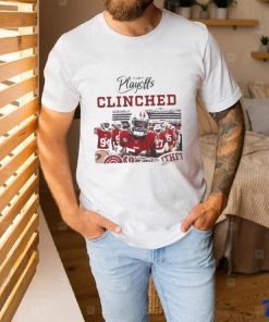Official San francisco 49ers clinched the 2023 NFL playoffs shirt