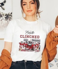 Official San francisco 49ers clinched the 2023 NFL playoffs shirt