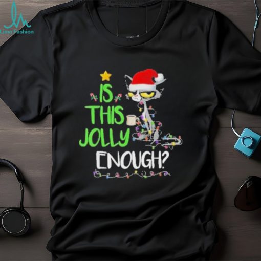 Official Santa Cat Is This Jolly Enough Christmas Shirt