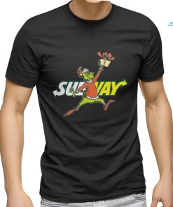 Official Santa Grinch Dabbing Subway Shirt