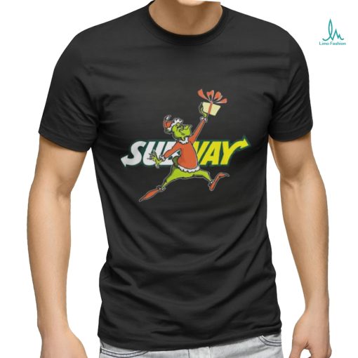 Official Santa Grinch Dabbing Subway Shirt