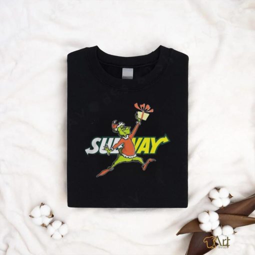 Official Santa Grinch Dabbing Subway Shirt