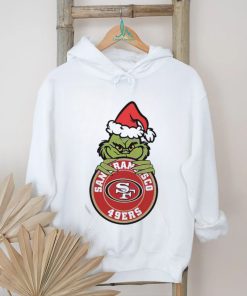 Official Santa Grinch San Francisco 49ers Circle Logo NFL 2023 T Shirt