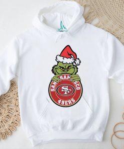 Official Santa Grinch San Francisco 49ers Circle Logo NFL 2023 T Shirt