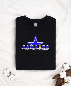 Official Santa grinch Dallas Cowboys Christmas lights T shirt