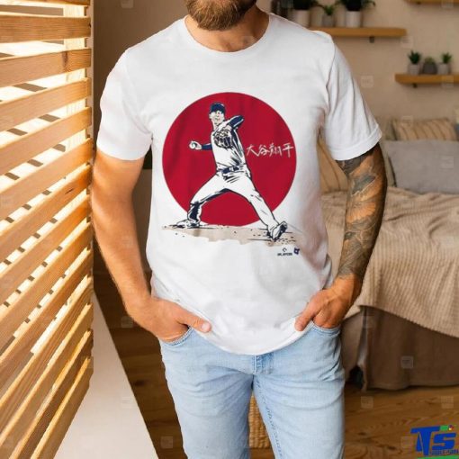 Official ShoheI ohtanI japanese flag T shirt