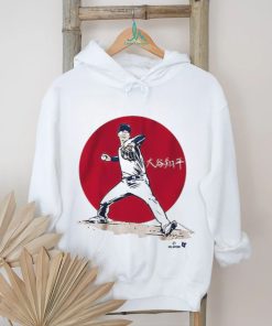 Official ShoheI ohtanI japanese flag T shirt