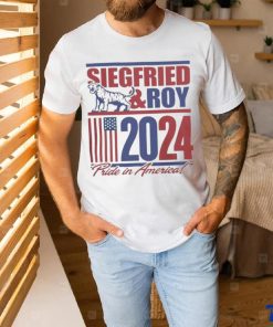 Official Siegfried And Roy 2024 Pride In America T Shirt