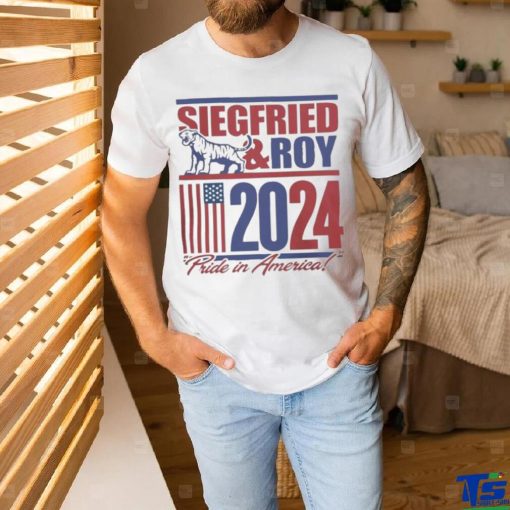Official Siegfried And Roy 2024 Pride In America T Shirt