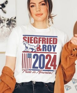 Official Siegfried And Roy 2024 Pride In America T Shirt