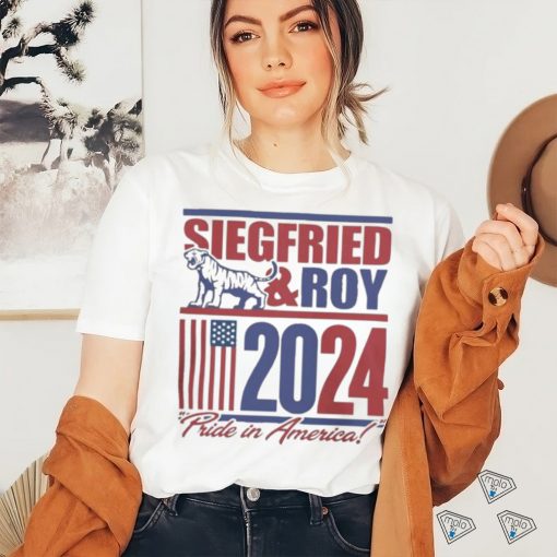 Official Siegfried And Roy 2024 Pride In America T Shirt