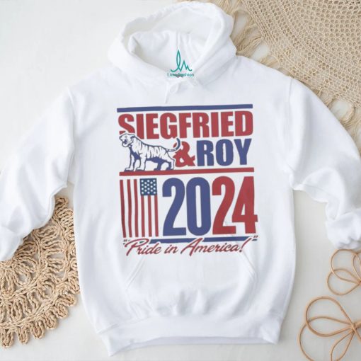 Official Siegfried And Roy 2024 Pride In America T Shirt