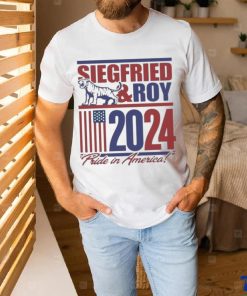Official Siegfried and roy 2024 pride in America T shirt