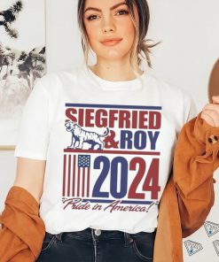 Official Siegfried and roy 2024 pride in America T shirt
