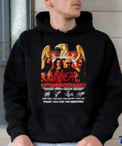 Official Slayer 43th Anniverasry 1981 – 2024 Thank You For The Memories T Shirt