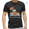 Official Snoopy And Woodstock Driving Car Auto Zone Christmas 2023 Shirt