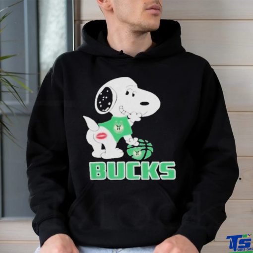 Official Snoopy Milwaukee Bucks Sexy 2023 T Shirt