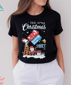 Official Snoopy and Charlie Domino Pizza this is my christmas shirt