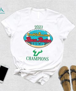 Official South Florida Bulls 2023 Roofclaim Boca Raton Bowl Champions Shirt