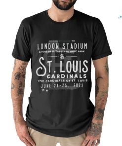 Official St. louis cardinals london series 2023 iconic vintage ticket Shirt