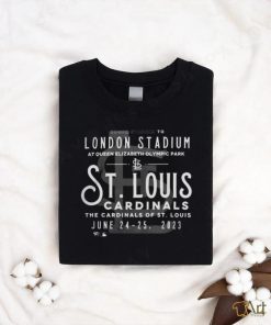 Official St. louis cardinals london series 2023 iconic vintage ticket Shirt