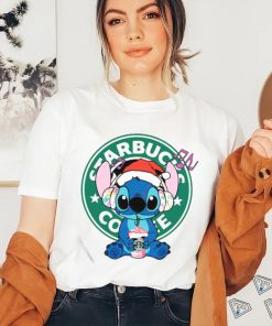 Official Stitch Drink Starbucks Coffee T shirt