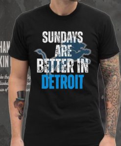 Official Sundays Are Better In Detroit Lions 2023 Shirt