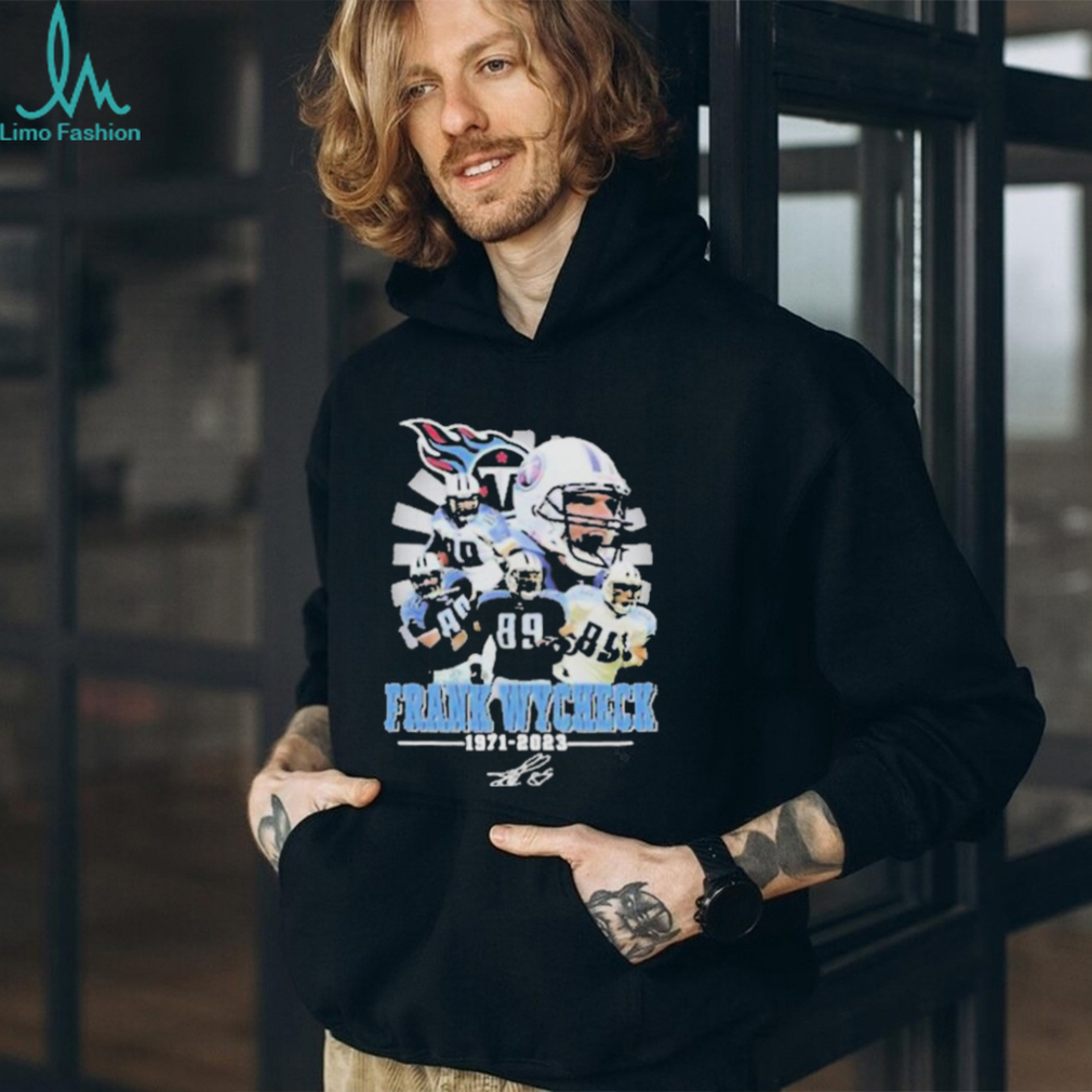 Official Tennessee Titans Frank wycheck thank you for the memories T shirt Official Tennessee Titans Frank wycheck thank you for the memories T shirt